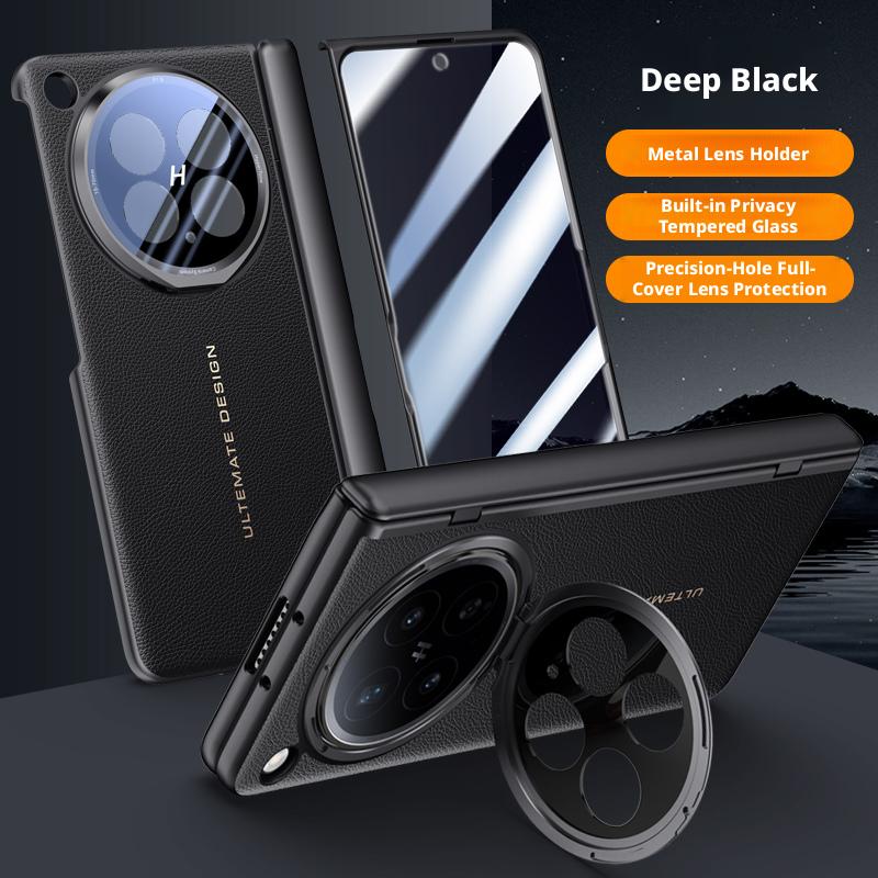 Podwójny ekran Owinięty z Magnetycznym Zawiasem Stojak na Obiektyw Uchwyt Etui Dla Telefonu Komórkowego Oppo Find N6 Pokrowiec Ochronny na Tył