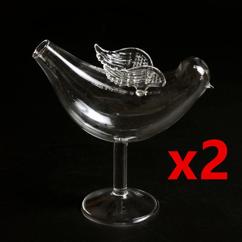 300 ml New Style Bird Cocktail Glass Noční klub Tipsy Glass Nádobí Specia Míchací pohár na víno Molekulární studený nápoj ovocný sorbetový pohár