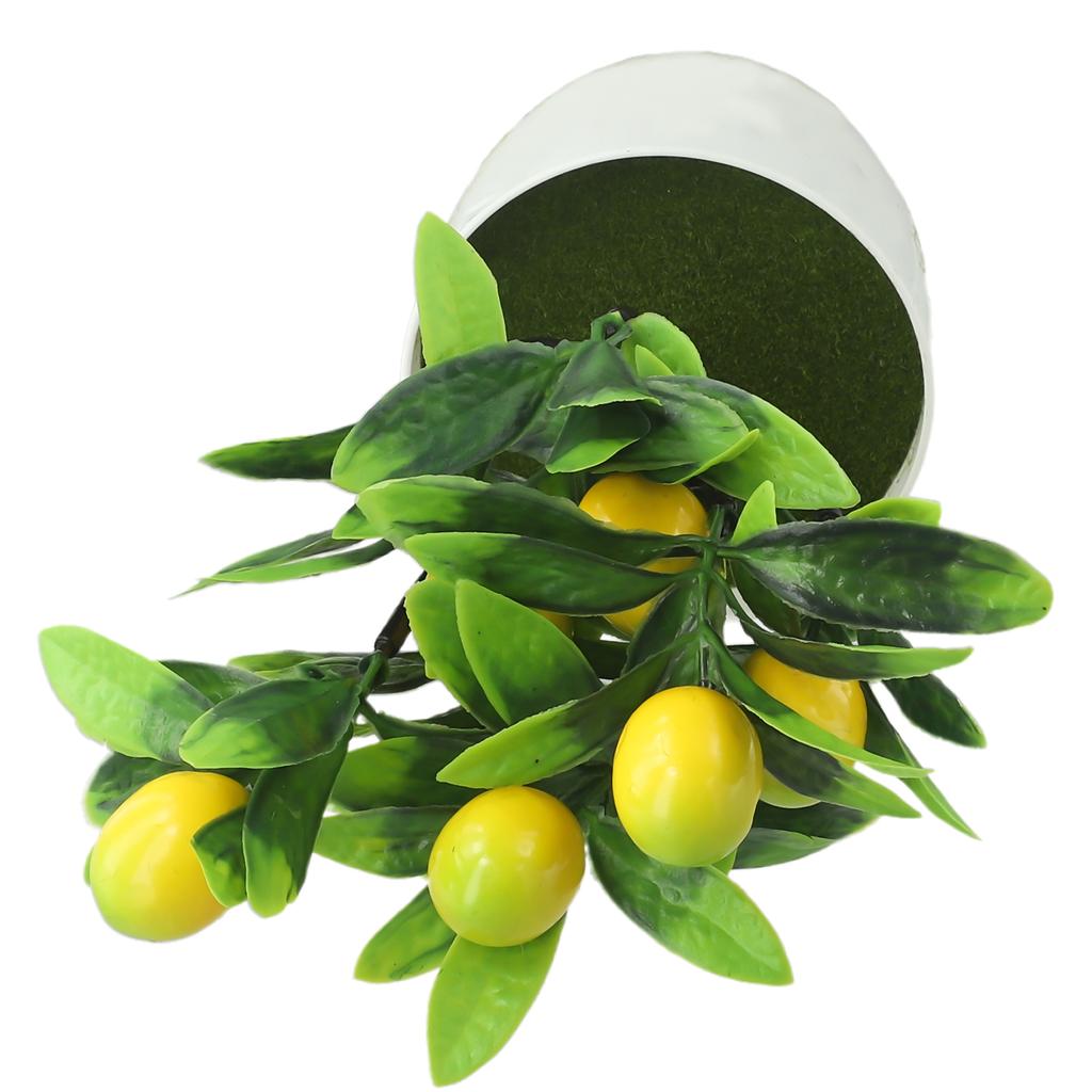 Artificial Artificial LemonTree False Plant Artificial Lemon Tree Plastic