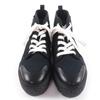 Excellent HERMES High cut sneakers Itineraire canvas black canvas Women 36 Used