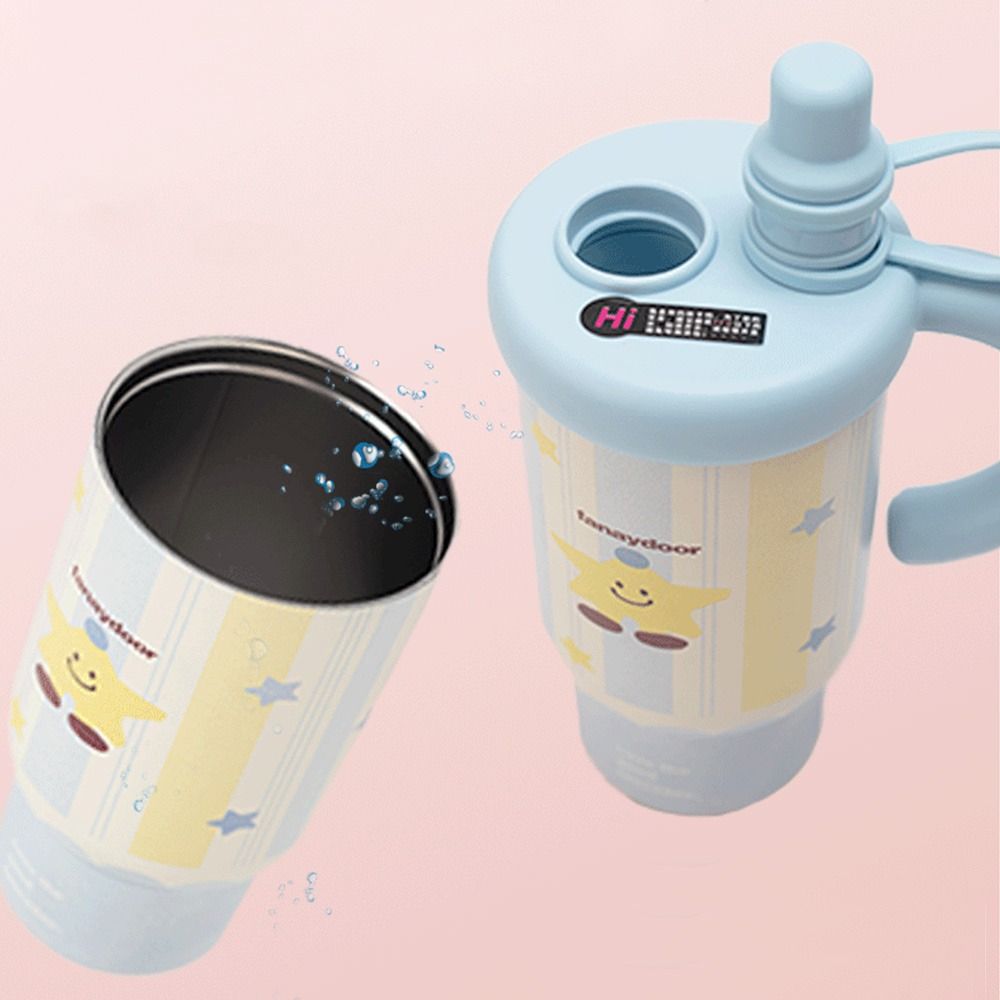 Leak-proof Coffee Cup Stainless Steel Thermal Coffee Mug Fashion Insulated Water Bottle  Travel