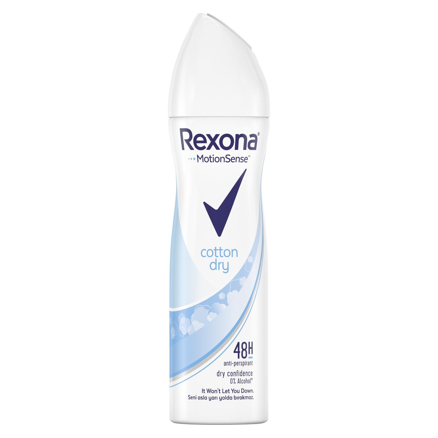 

Rexona Cotton Dry женский дезодорант-спрей 150 мл