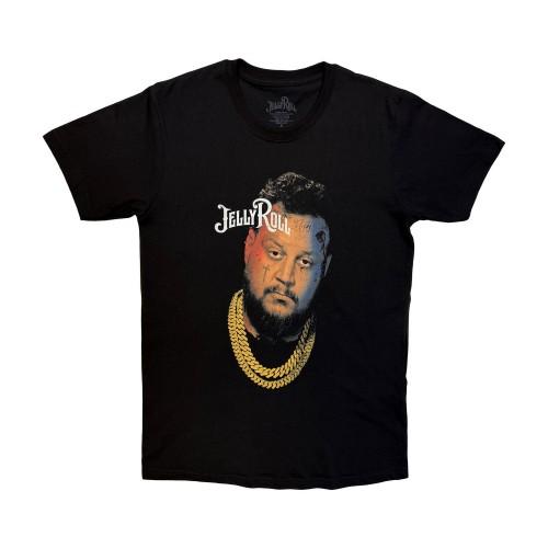 Jelly Roll Unisex Adult Chain Photo Print T-Shirt