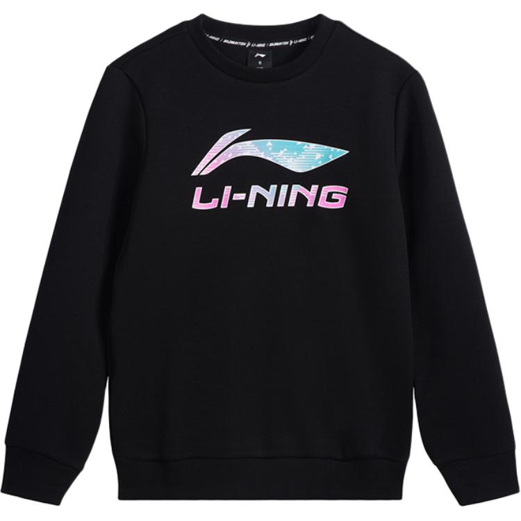 

Li Ning Пуловер Простой Удобный Спортивный Универсальный Модный Свитшот Женский свитшот AWDVJ50-1 S