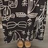 DIMANAF New 2026 Women Plus Size Spring Summer Beach Dress Vintage Floral Print Black Long Dress Loose Oversize Maxi