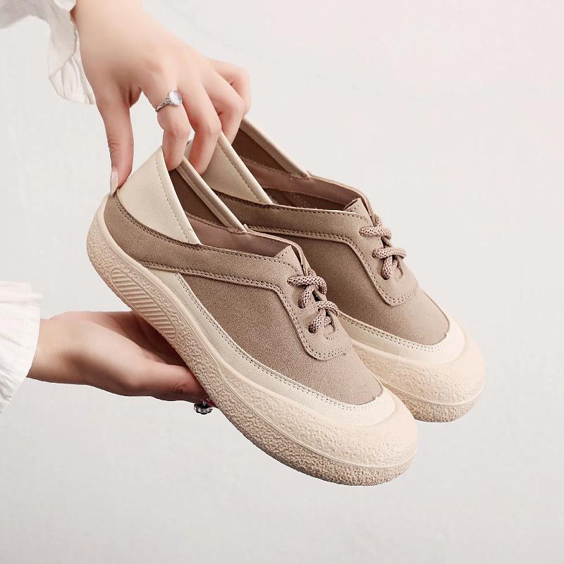 Processing and customization of new summer versatile casual thick-soled comfortable one-pedal breathable fashionable women's old Beijing cloth shoes