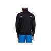 adidas Originals Kleeblatt Streifen Print Buchstaben Reißverschluss Trainingsjacke Herren Oberbekleidung Schwarz HC7133