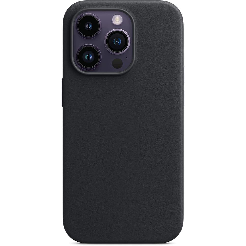 

Кожаный чехол для Magsafe Mag Safe с беспроводной зарядкой iPhone 14 Plus 13 Pro Max 12 14 Pro 13 Pro, чехол для телефона For iPhone 12 чёрный