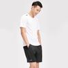 Li-Ning Comfortable Solid Color Logo Short Sleeve T-Shirt And Quick-Dry Loose Fit Five-Point Shorts Casual Sports Set ATSV597-1+LXKW124-1