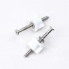 Steel Toilet Seats Screws with Nylon Nut & Washers Toilet Seats Fastener Quick Installation for Secure & Stable Fit
