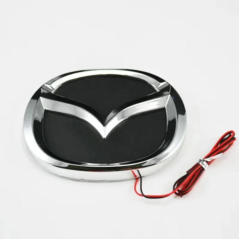 Car 4D Led Light Rear Badge Sticker Decals for Mazda Logo 2 3 6 RX8 RX7 CX7 8 CX5 MX5 323 Emblem Decoration Auto Accessories