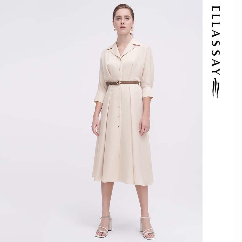 ELLASSAY Women's Summer Three-Way A-Line Shirtdress