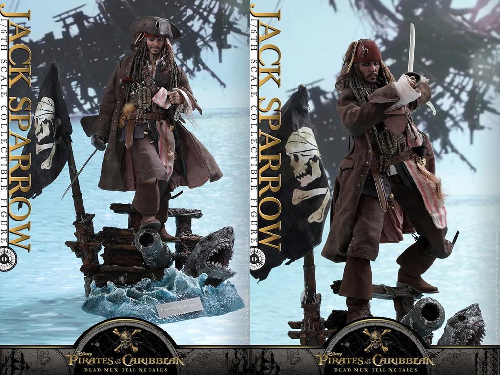 Masterpiece of the Dead Men Tell No Scale Figure Jack Sparrow [Movie DX] "Pirates Caribbean Tales" 1/6