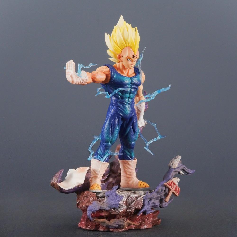 18.5cm/7.28in Anime Dragon Ball Figure Majin Vegeta Action Figures Pvc Statue Desktop Ornamen Collection Model Toys Gifts