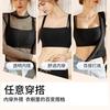 Traceless underwear women's summer thin big breasts show small breasts, large size gather and close sub-breasts to prevent sagging, no steel ring bra