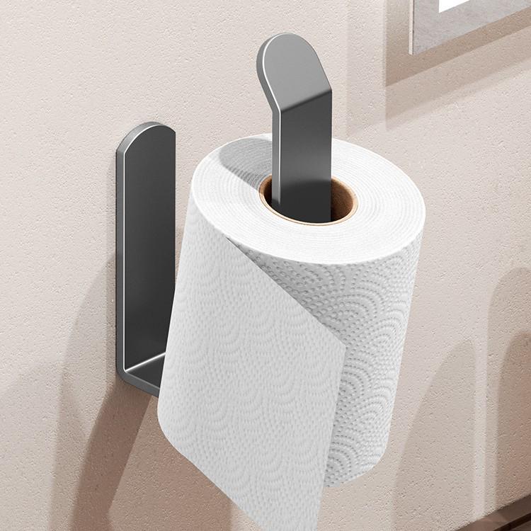 Self-Adhesive Space Aluminum Bathroom & Kitchen Towel Holder