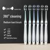 360° Men's Hard Bristle Toothbrush - Super Hard, Smoke Stain Remover, Student & Adult Model, High-Grade Family Pack, Portable