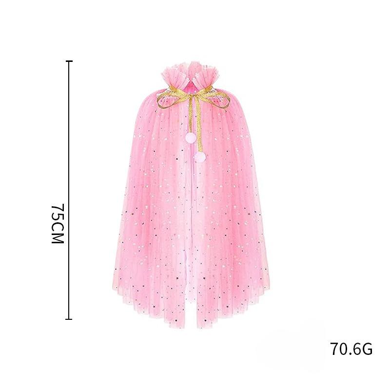 Frozen, Children's Girl, Wallet, Crown Magic Wand, Necklace, Gloves, Set, Elsa Princess Sparkling Cloak