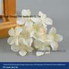 Champagne Silk Imitation Flowers for Hairpins, Hanfu Headdresses, Souvenirs, and Performance Accessories.