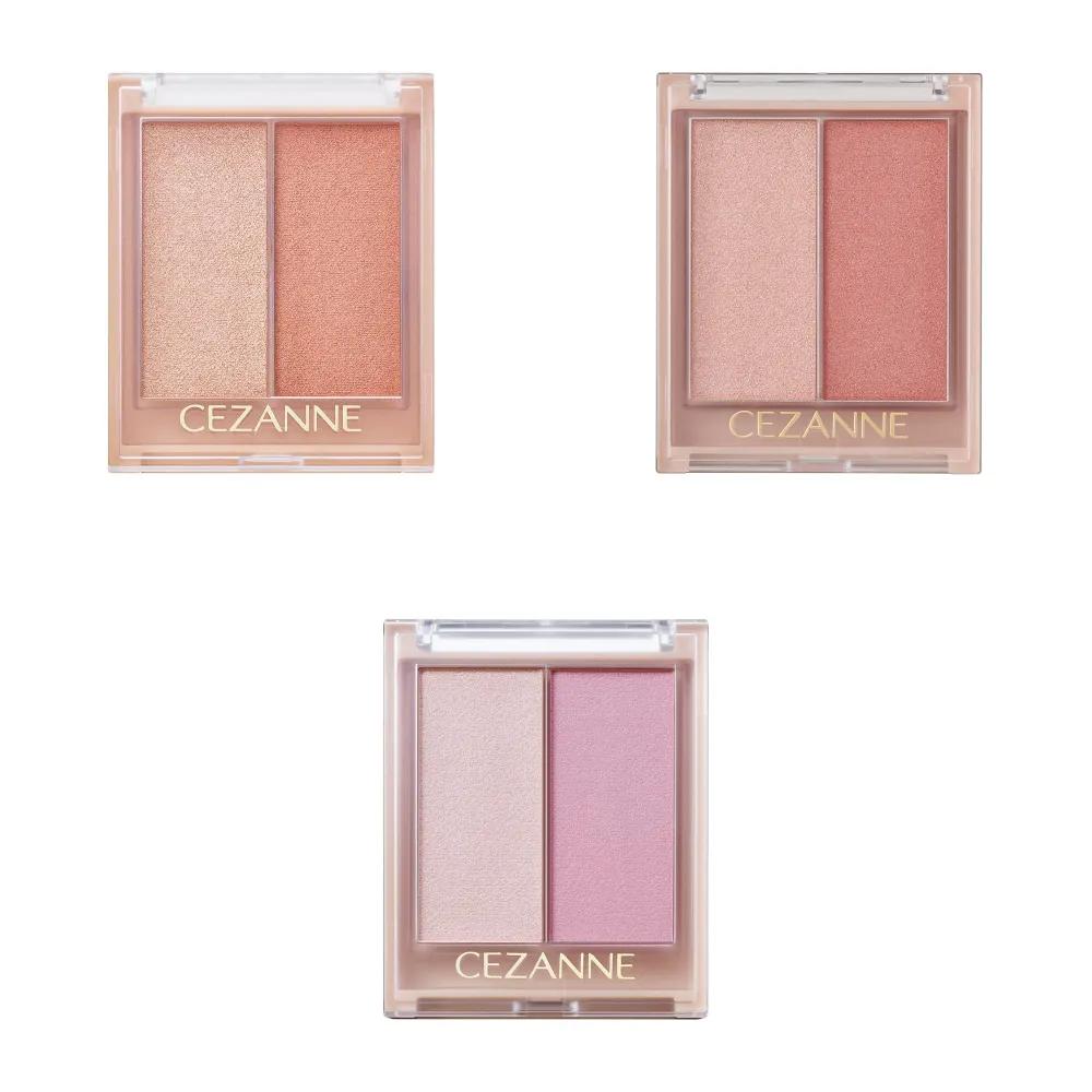 CEZANNE Face Glow Color Lively Face Color 5.9g Choose 1 of 3 01 Apricot Glow