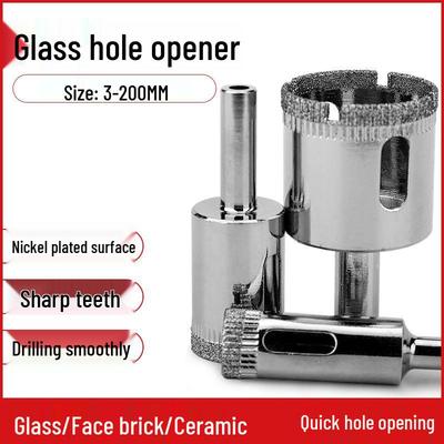 6mm Diamantkorn Glas- & Fliesenbohrer zum Aufweiten von Löchern & Schleifen von Kanten