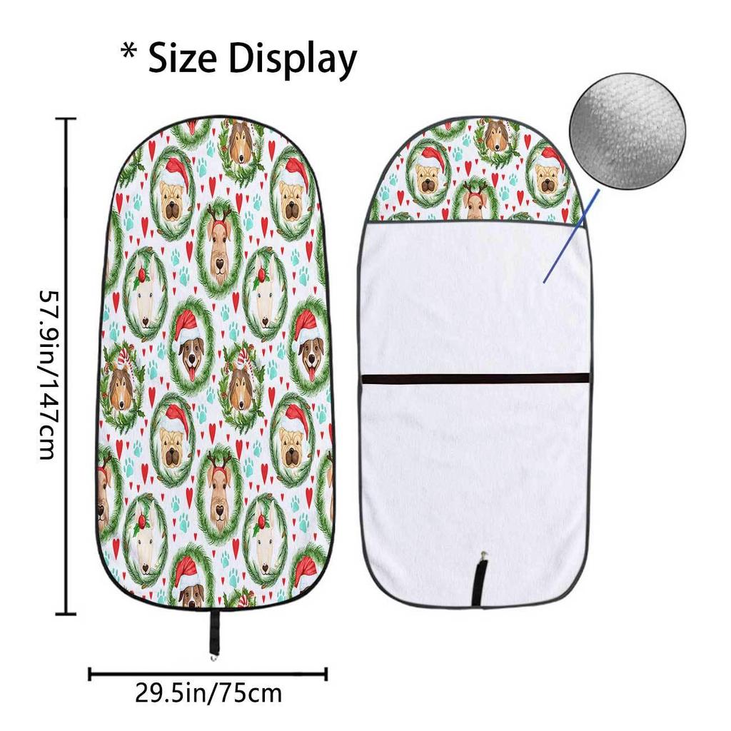 Universal Car Seat Towel Cover for Front Seat - Gym & Workout Ready, All-Season Protection