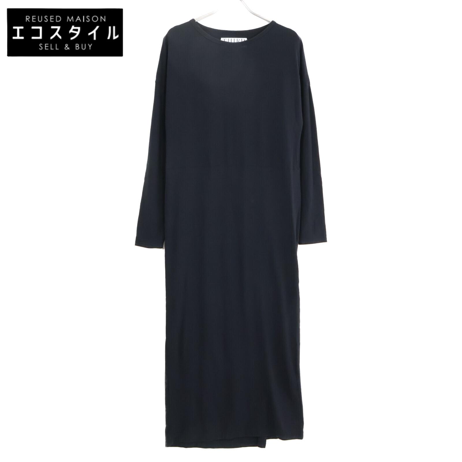 

THIRD MAGAZINE A0833UA Black Crew Neck Long Sleeve Dress dress 2 blackUsed