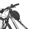 Kompakte 3D-Mummy-Fahrradtasche: Halbkreisförmige, geräumige, beinfreundliche Oberrohr-Aufbewahrung