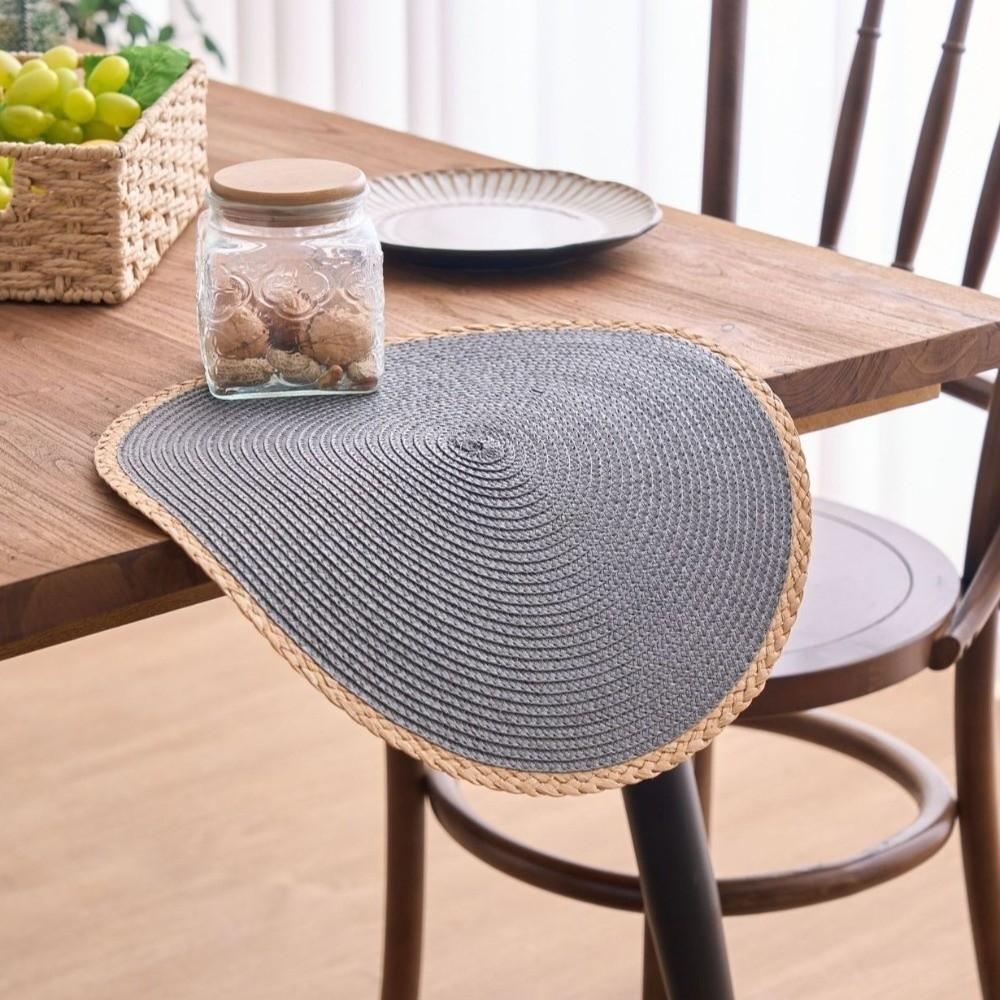 Middle East Style Woven Placemat Heat Insulation Round Dining Mat  Kitchen Supplies
