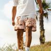 Trendy Brand Men's Quick-Dry Mesh Shorts - American Summer Style for Outdoor Sports & Beach