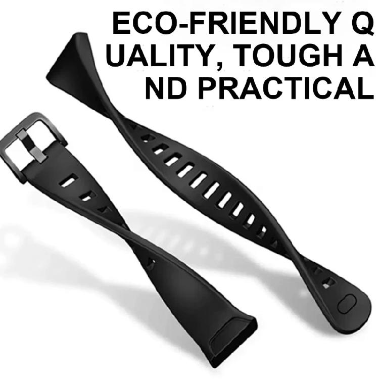 Replacement Watchband Silicone Sport Strap Comfortable Silicone Wristband Portable Watch Strap Suitable for Watch fit3