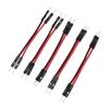 5PCS RC Motor Cable 2.54mm 2 Pin Dual Male Connector 030 050 180 Brushed Motor ESC Connection Cord