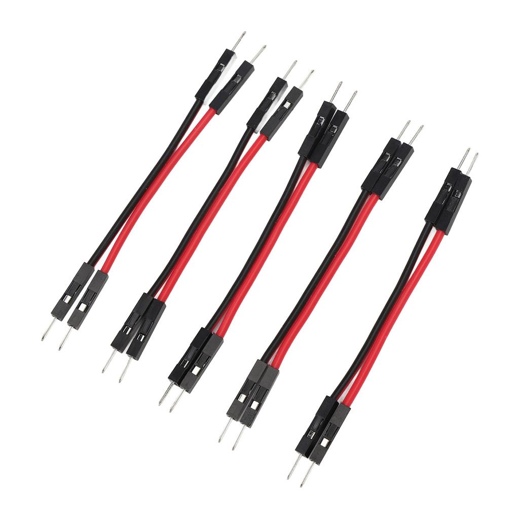 5PCS RC Motor Cable 2.54mm 2 Pin Dual Male Connector 030 050 180 Brushed Motor ESC Connection Cord