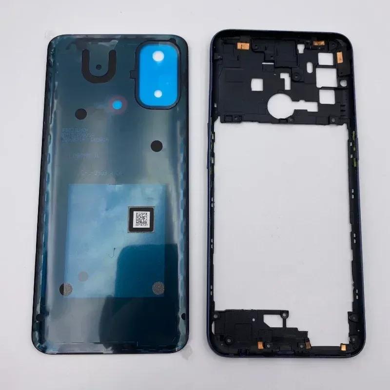 Full Housing Case for OPPO A53S 2020 CPH2139 CPH2135 Middle Frame Cover+Battery Back Cover Rear Cover Repair Parts