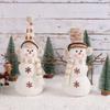 Cute Christmas Snowman Decoration Handmade Snowman Doll Desktop Ornaments  Christmas