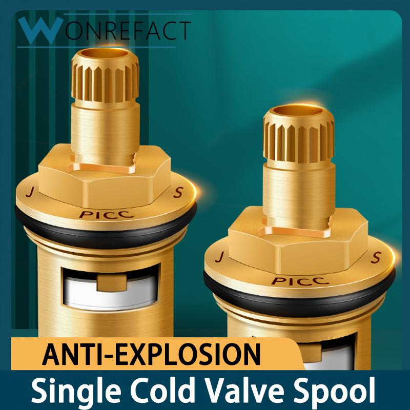 Water Faucet Triangle Valve Kitchen Bathroom Faucet Ceramic Spool Repair Cold and Hot  Brass Valve  Faucet  Spool  Accessories латунный