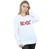 AC/DC Womens/Ladies Horns Logo Sweatshirt