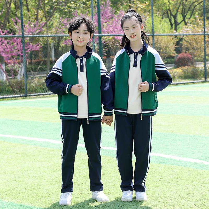 Spring & Autumn Uniforms: Primary School & Kindergarten Sports Sets, Summer Short Sleeve Class Wear