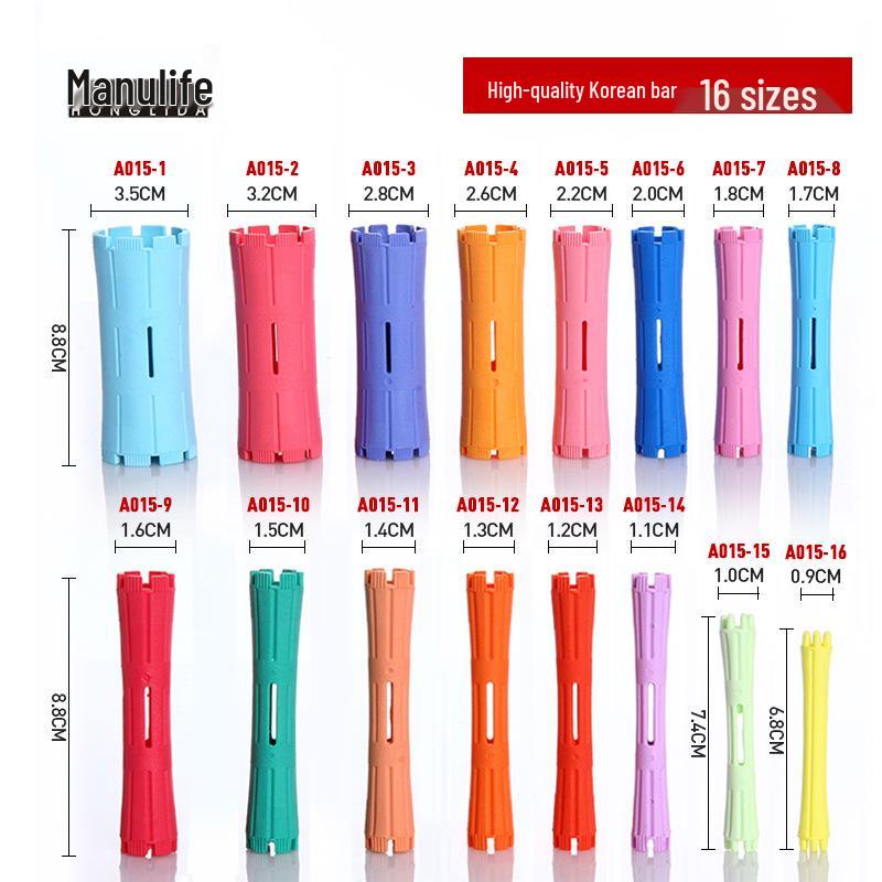 Manlida Thickened Perm Rods for Pear Flower Curls - Hairdressing Tools