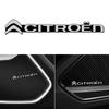 Dla Citroen C1 C2 C3 C4 C5 C6 C8 C4L DS3 DS4 DS5 DS5LS DS6 Naklejka 3D do stylizacji samochodu Emblemat aluminiowy Głośnik wewnętrzny Odznaka audio