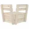 Modular Pallet Sofa Corner Unit Impregnated Spruce Wood