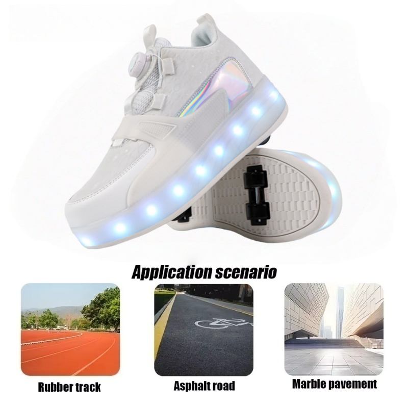 Children's Straight Sales Glowing Shoes High Aesthetic Value New Style Roller Skates Men's And Women's Online Red Hot Product