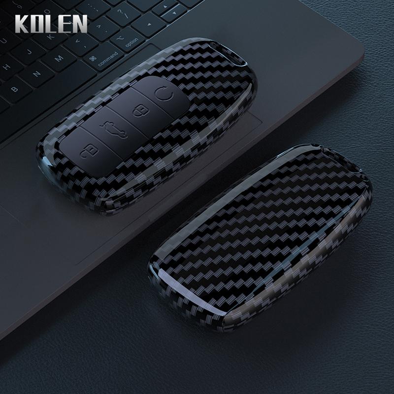 ABS Carbon Fiber Car Key Case Cover For Chery Tiggo 8 Pro Tiggo 8 plus New 5 plus 7pro Arrizo Protected Shell Fob Accessories