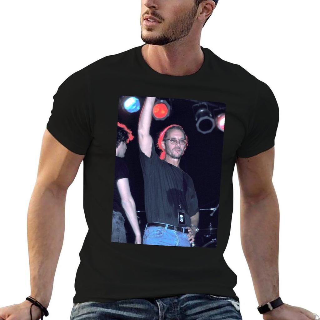 Warren Zevon Photograph TShirt Standard Fit Solid Tee Shirt