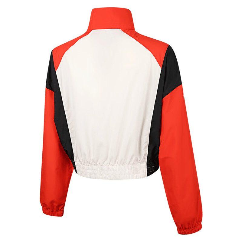 Nike Giacche Sportive Donna Vela Bianco/Rosso Passione/Nero Collo Alto Moderato Altro IH8479-133