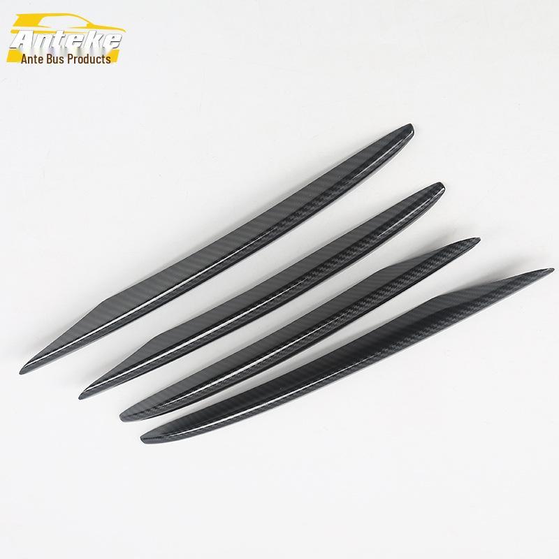 E-Class Front Fog Light Trim: Electroplated Anti-Scratch Collision Strip for 16 E-Class Bumper