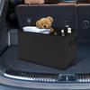 Car Box Organizer Trunk Organizer For Car Space-Saving Foldable Leather Bin No Lid Holder For Van Truck Driver Groceries Road
