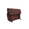 18 In Goat Leather Messenger Bag Office School Laptop Satchel Shoulder Bags