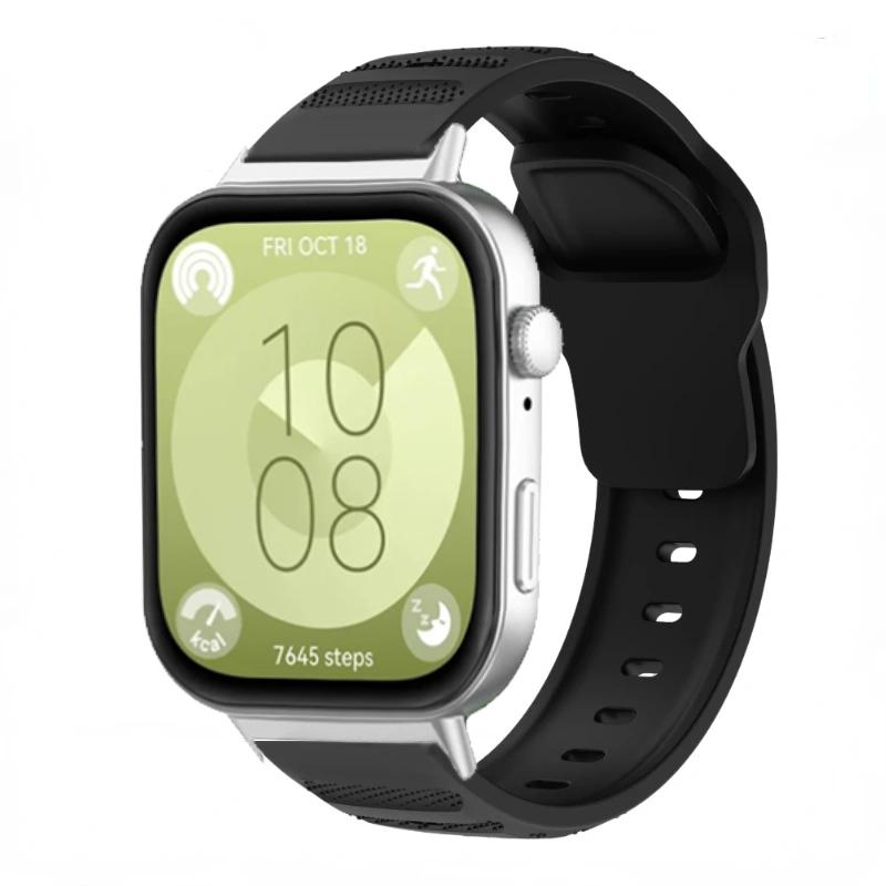 Silicone Strap For Huawei Watch Fit 3 Smartwatch Soft Breathable Bracelet Wristband for Huawei Watch Fit 3 Replacement Correa