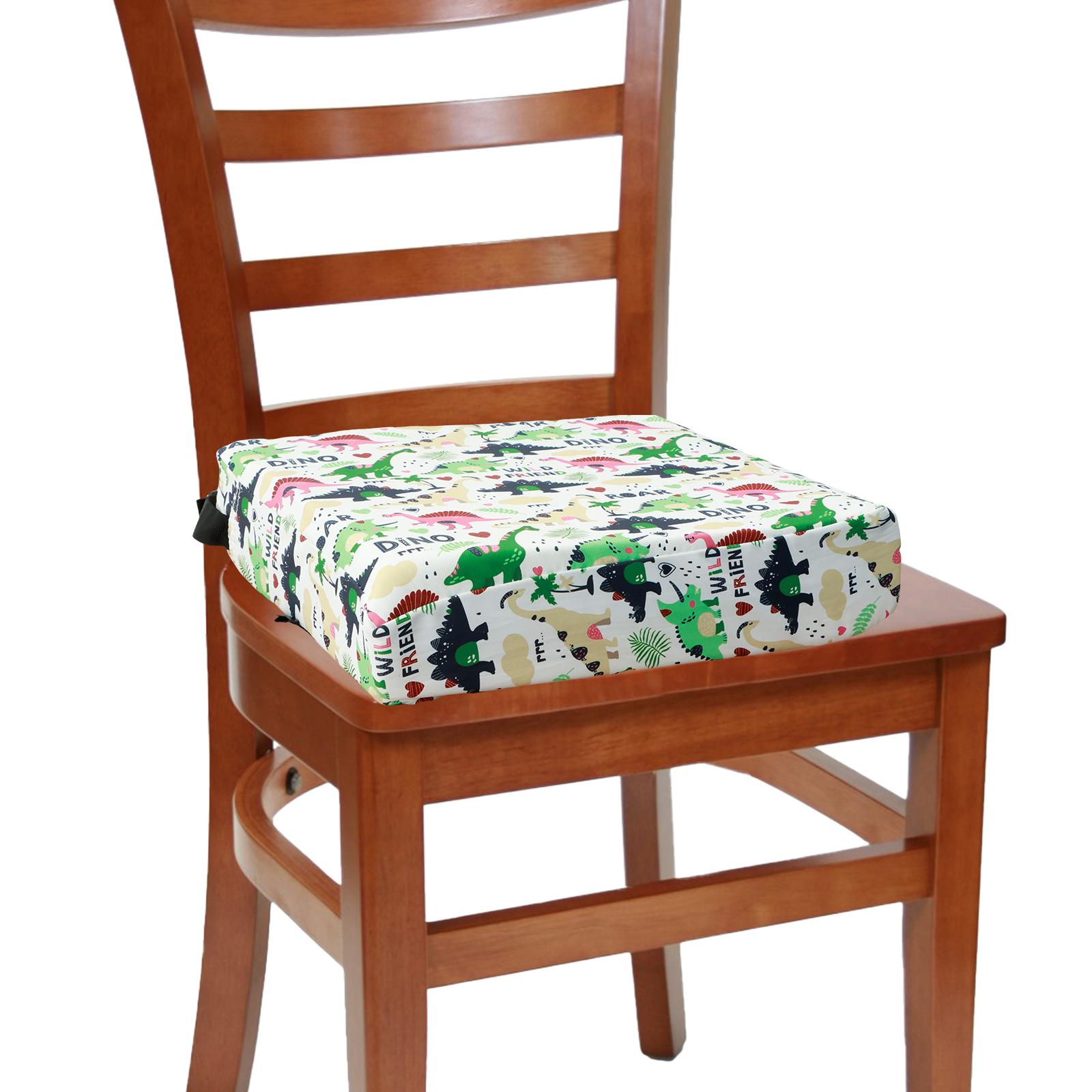 Детское сиденье-бустер для обеденного стола с безопасными ремнями и нескользящим дном переносное сиденье-бустер для детей увеличивающее высоту подушка 1PC 8569₽